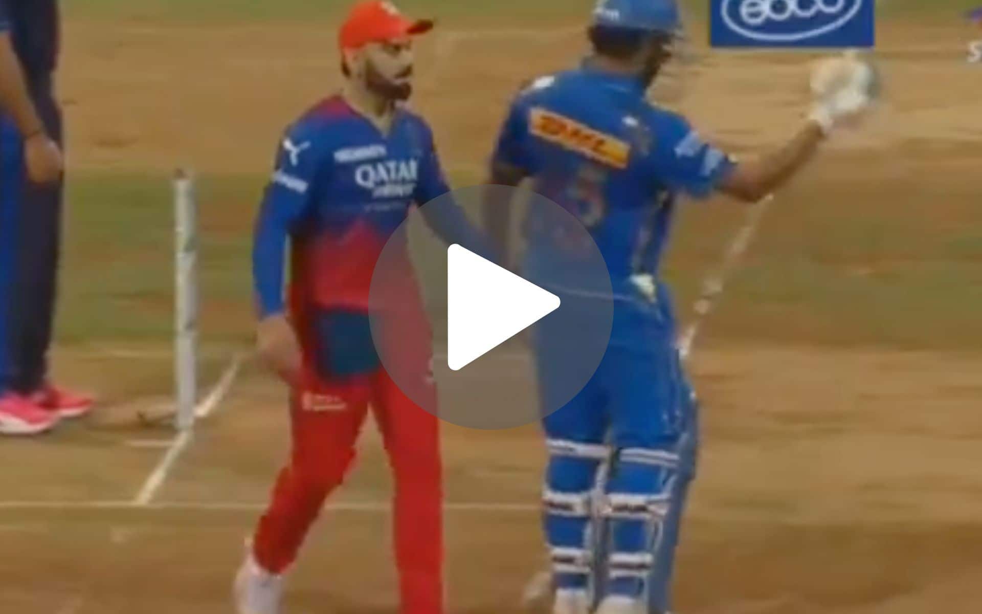 [Watch] Virat Kohli Pats Rohit Sharma's Backside As He Unleashes Hell For RCB At Wankhede